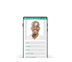 easybadge software on mobile